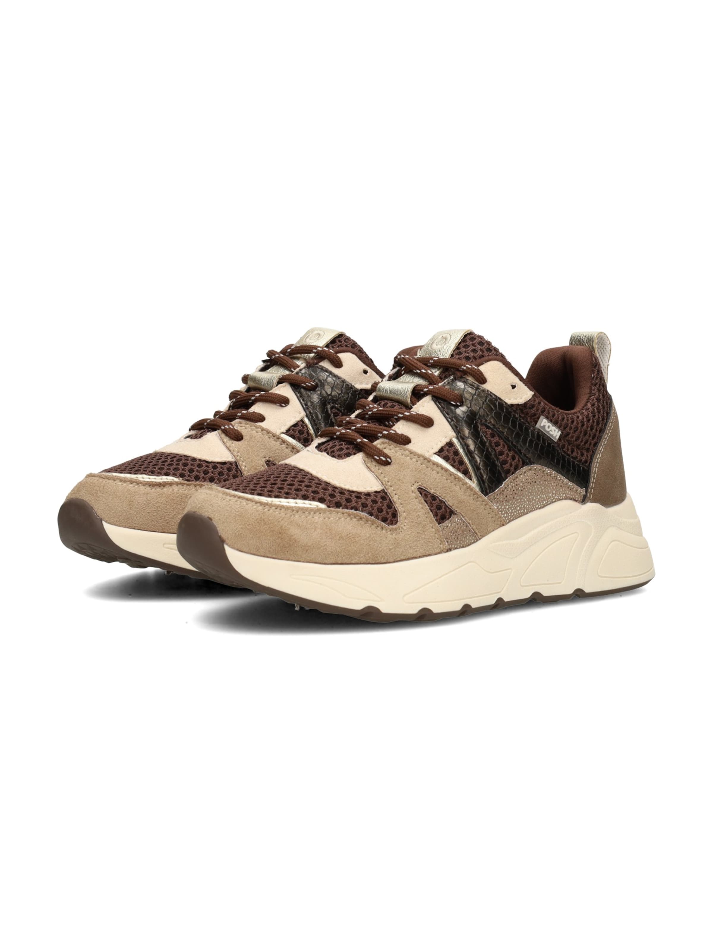 POSH by Poelman Sneakers 'CAROCEL' in Beige
