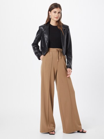 Wide Leg Pantalon s.Oliver en marron