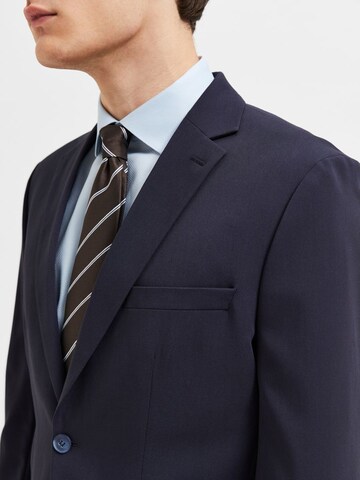 Coupe slim Veste de costume 'Liam' SELECTED HOMME en bleu