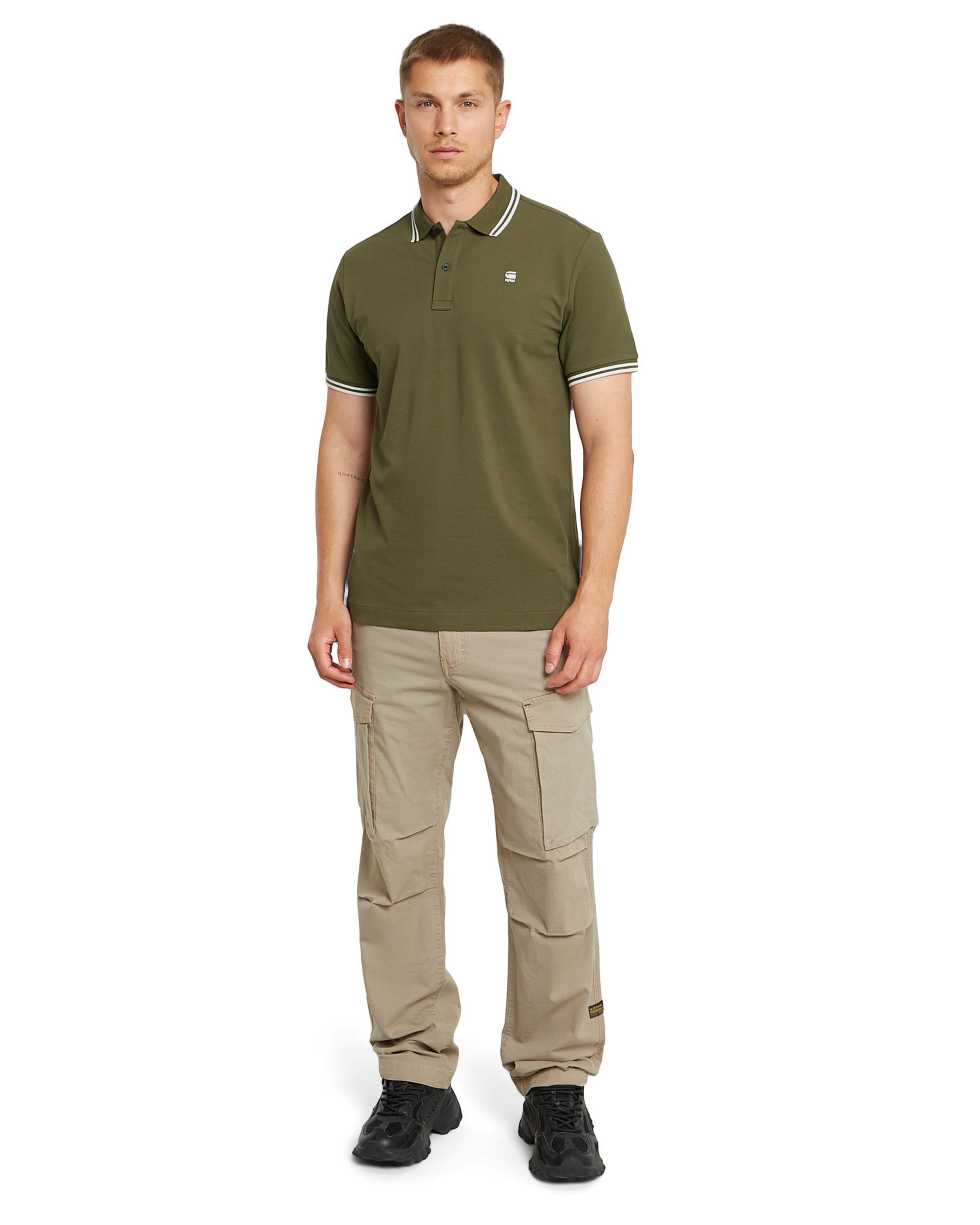 G-STAR Regular Cargohose 'Core' in Beige