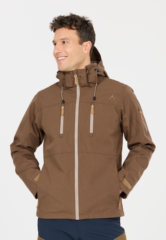 Whistler Outdoorjas 'Downey' in Bruin: voorkant