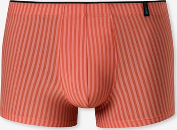 SCHIESSER Boxer shorts ' Long Life Soft ' in Orange: front