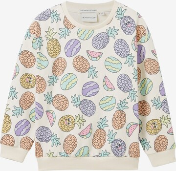 Sweat-shirt TOM TAILOR en mélange de couleurs : devant