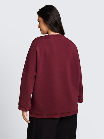 Tom Tailor Women + Sweatshirt in Rot