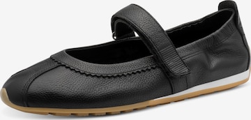 Ballerines à lanières Tamaris en noir : devant