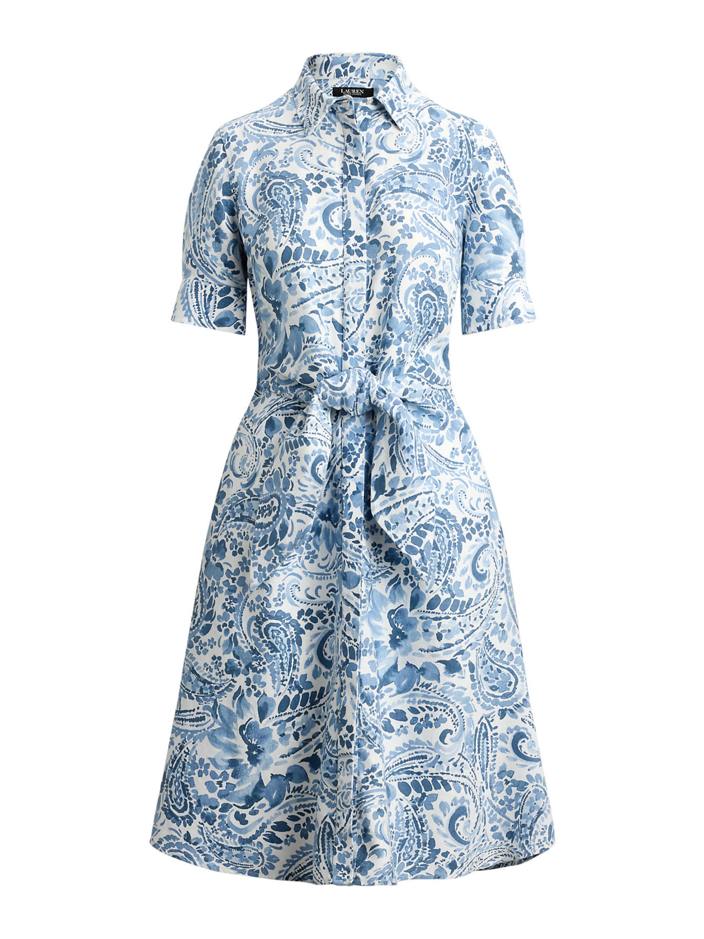 Abito camicia 'CLASSIC' di Lauren Ralph Lauren in bianco: frontale