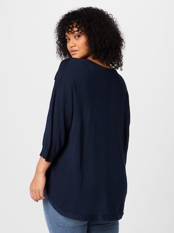 Pullover 'PALMA' di Fransa Curve in blu