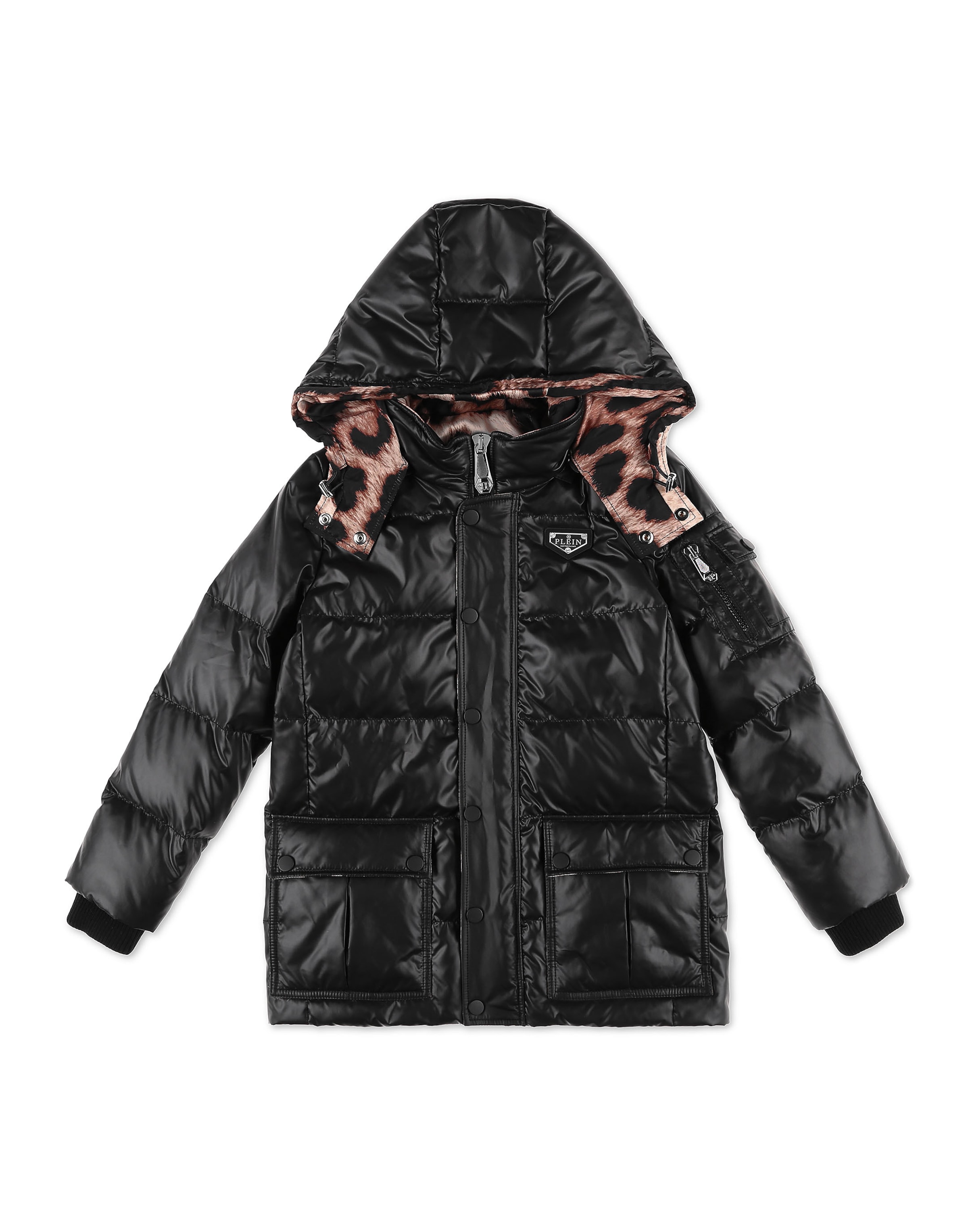 Philipp Plein Jacke 'Iconic' in Schwarz: Vorderseite