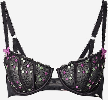 Balconnet Soutien-gorge 'CAMILE' Boux Avenue en noir : devant