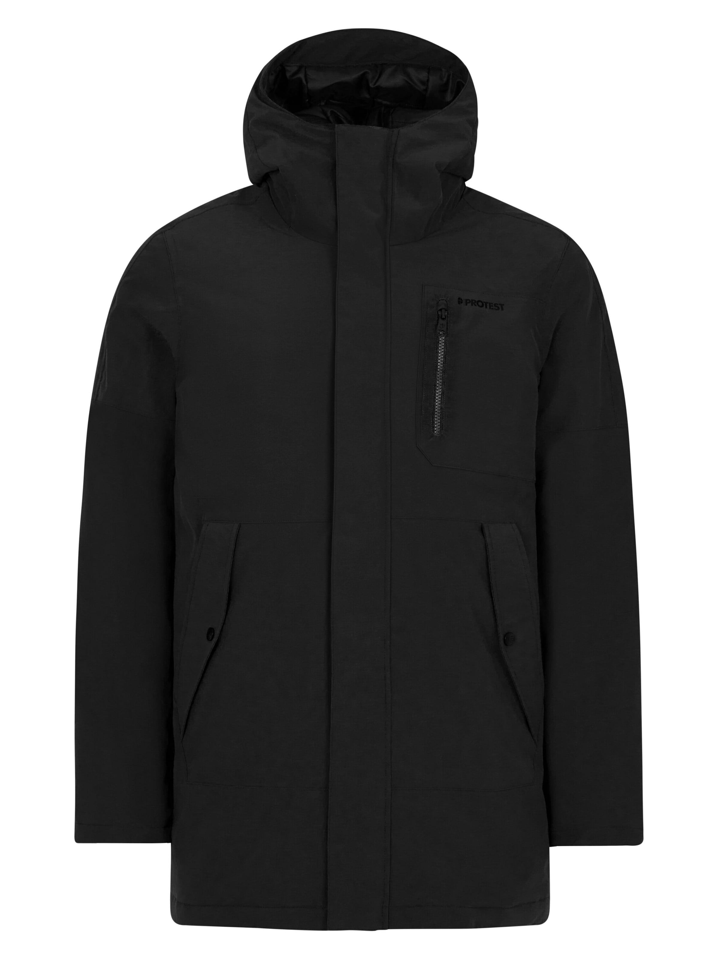 PROTEST Sportjacke 'PRTHEMLEY'‌‌‌‌‌‌‌‌‌‌ in Schwarz: Vorderseite