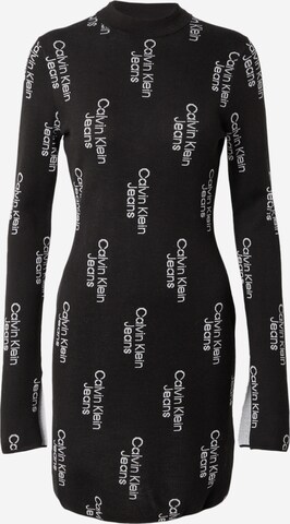 melns Calvin Klein Jeans Kleita: no priekšpuses