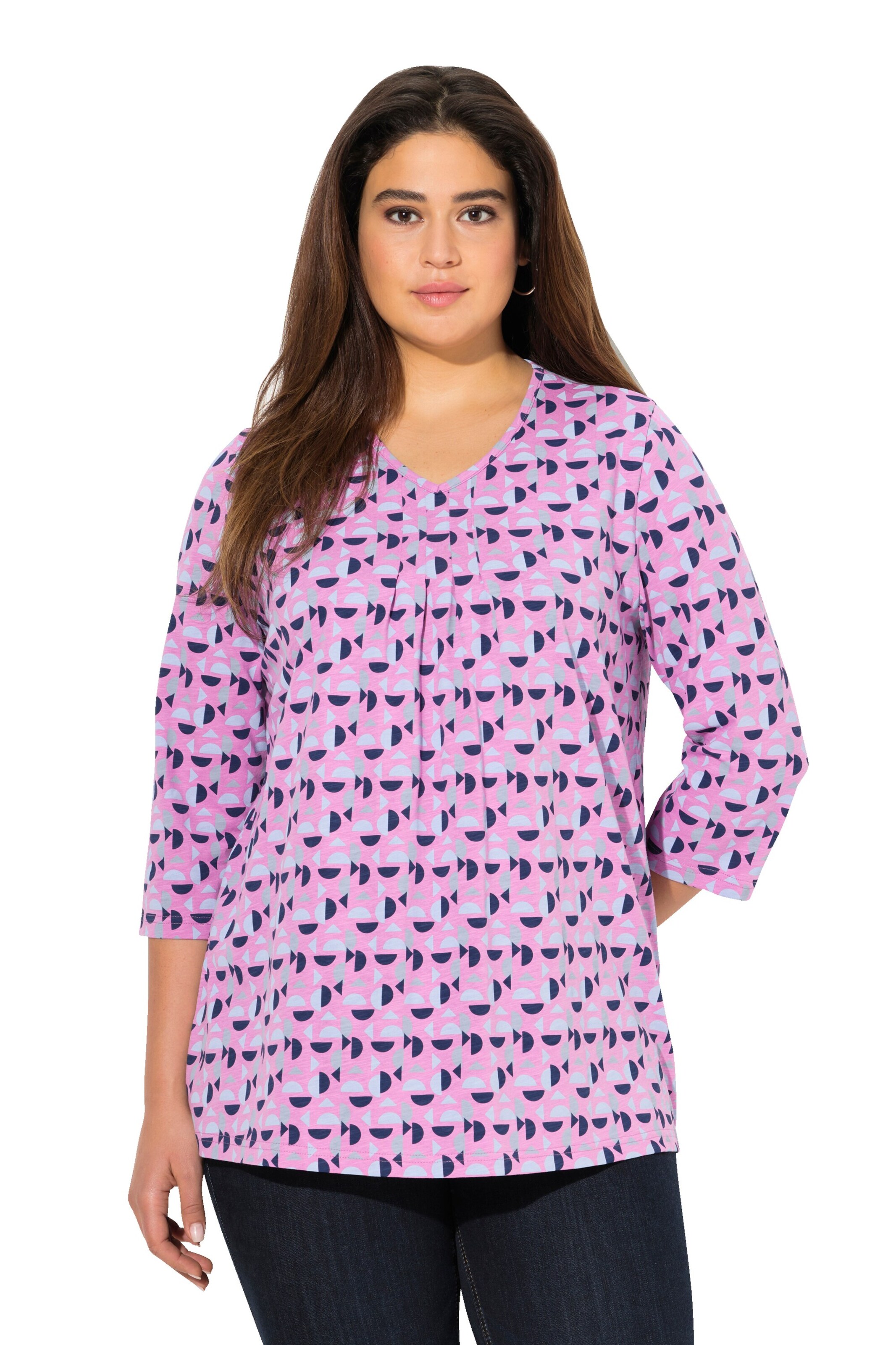 Ulla Popken Shirt in Purple: front