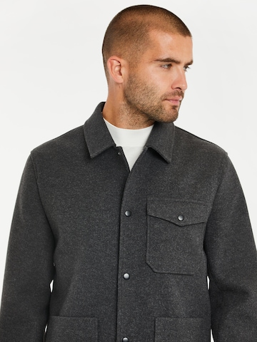 Threadbare Between-season jacket in Grey