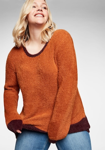 SHEEGO Pullover in Braun