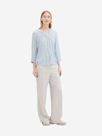 TOM TAILOR Blouse in Blue