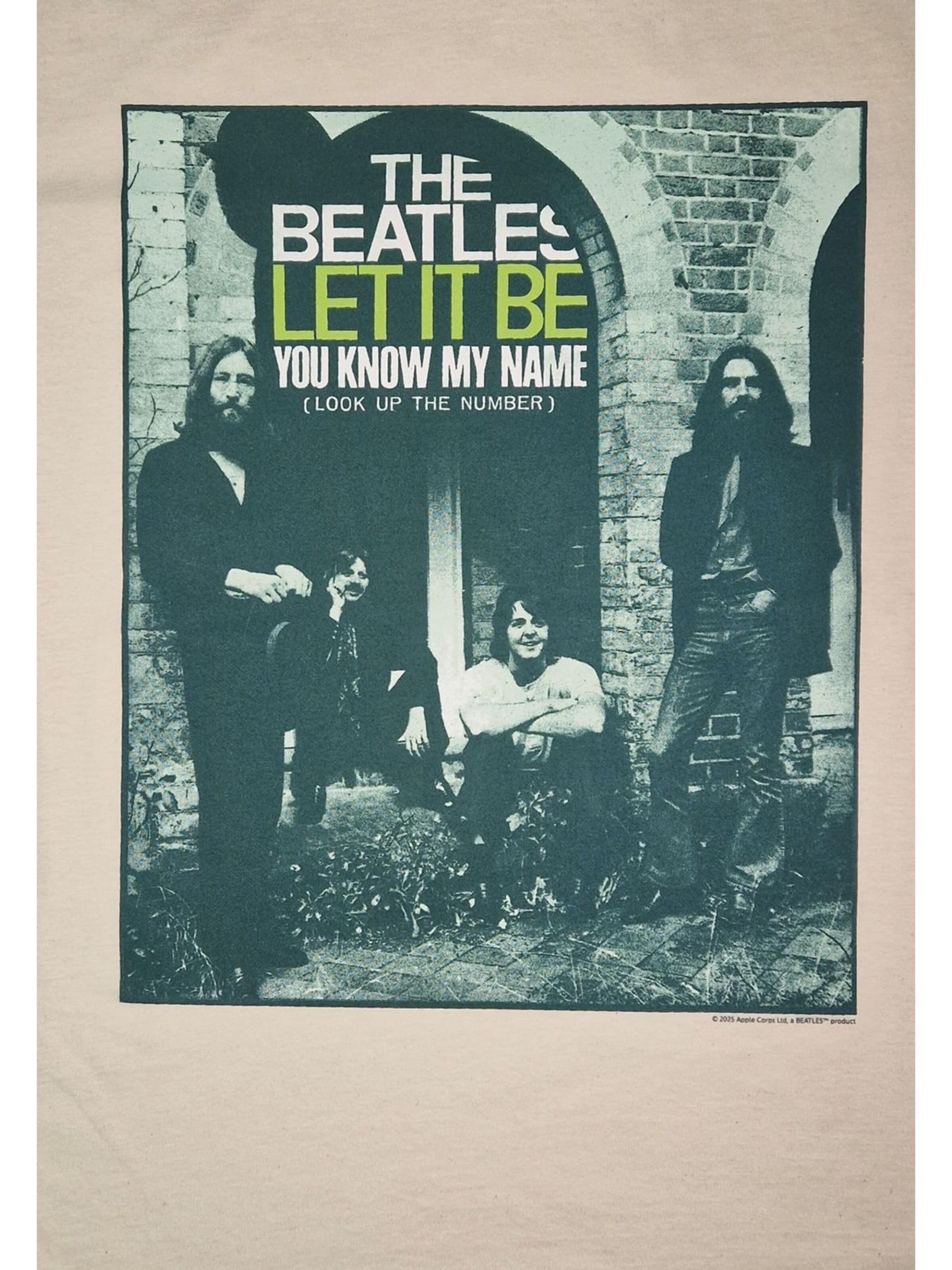 Maglietta 'Beatles – Let It Be (You Know My Name)  T-Shirt' di The Beatles in bianco