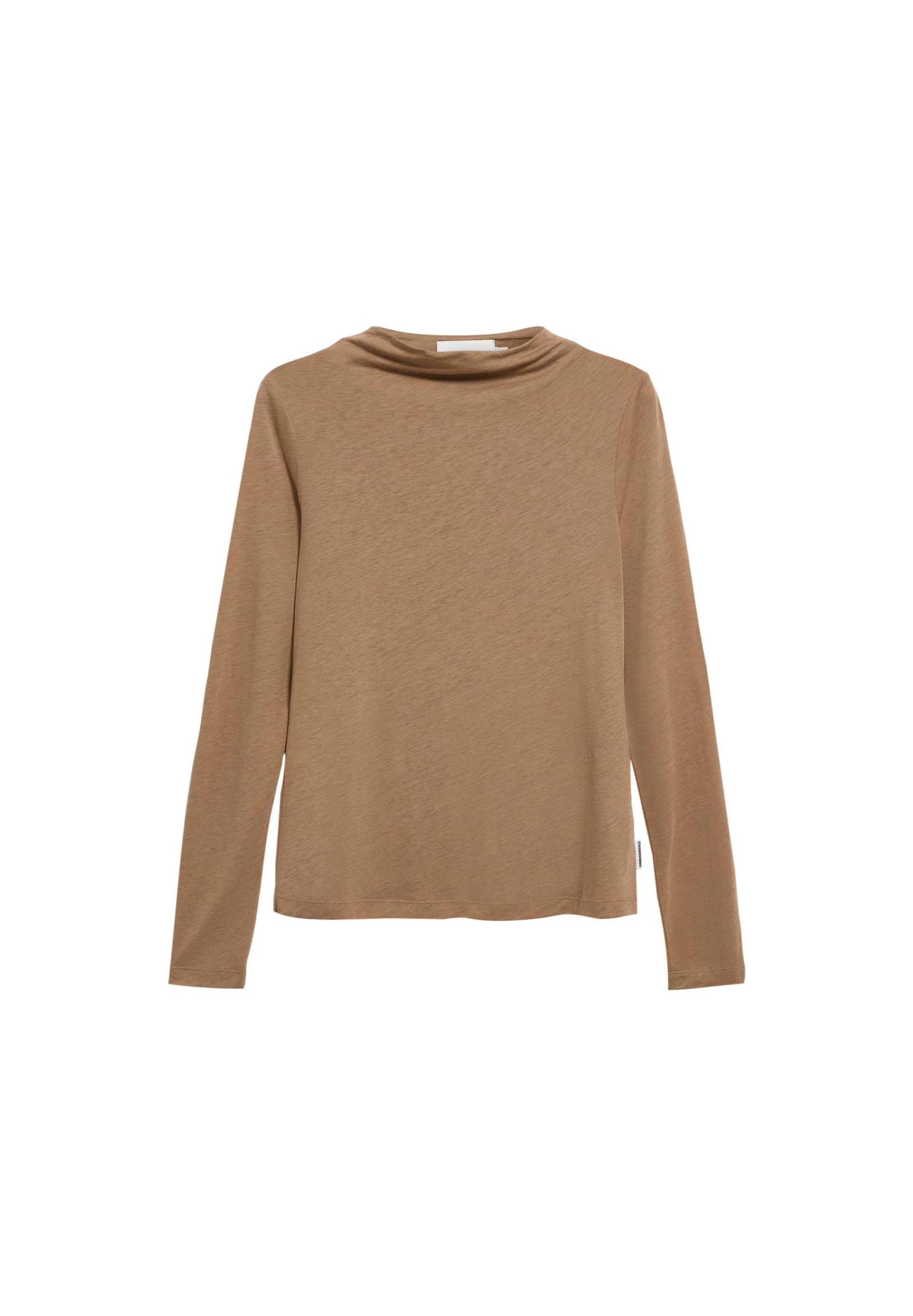 ARMEDANGELS Shirt in Bruin: voorkant