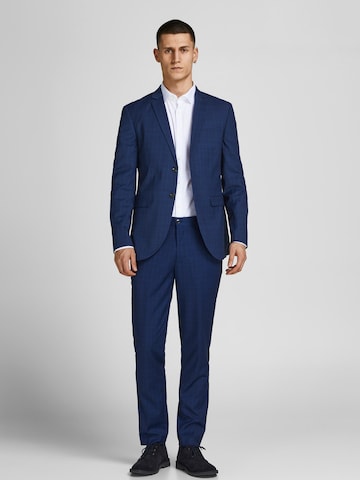 Coupe slim Costume 'Franco' JACK & JONES en bleu : devant