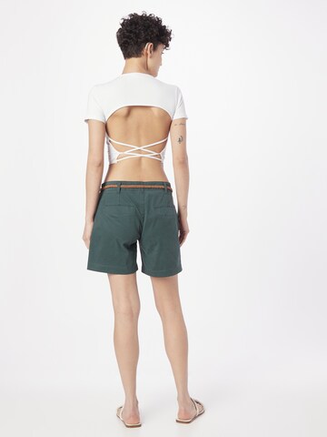 Ragwear Regular Pleat-Front Pants 'TETTO' in Green