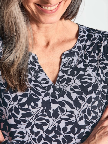 Goldner Bluse in Schwarz