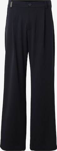 2Y Studios Pleat-Front Pants 'Tahlo' in Blue: front