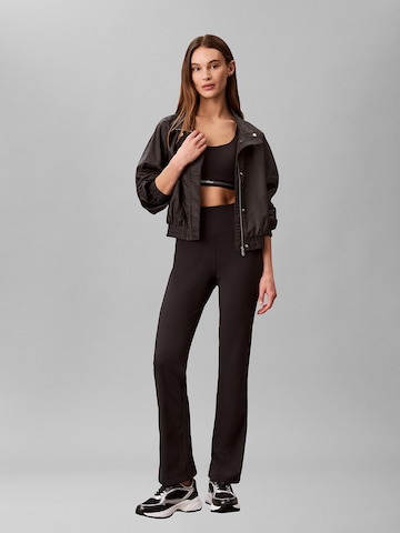 Calvin Klein Sport Flared Leggings in Black