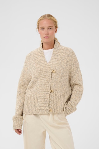 InWear Gebreid vest 'NELLYIW' in Beige: voorkant
