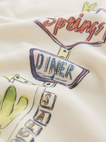 Next Sweatshirt 'Summer Motel' in Beige