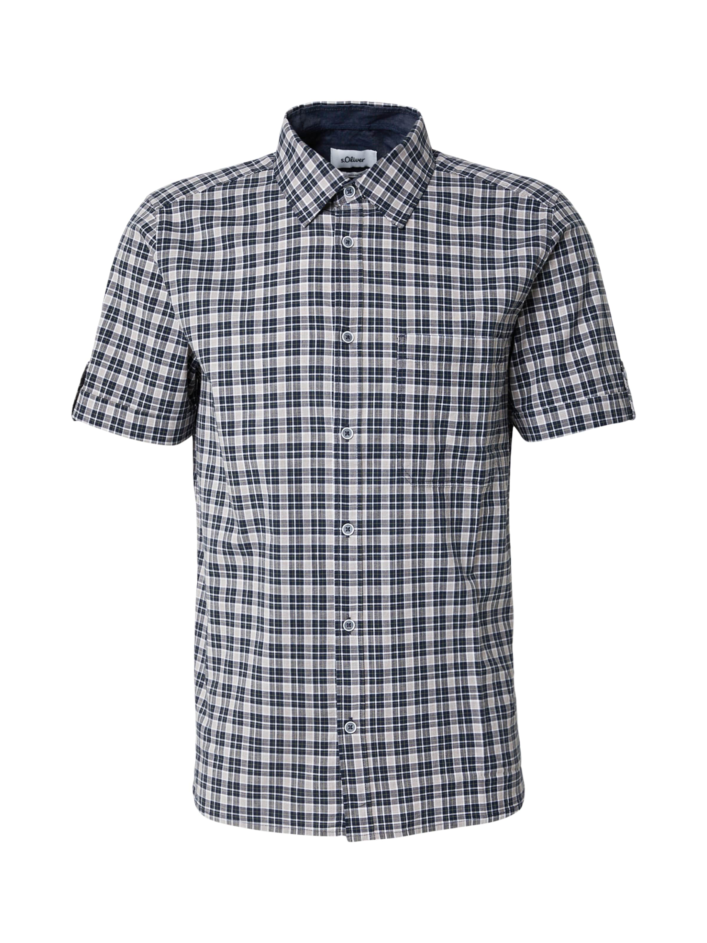 Coupe regular Chemise s.Oliver en bleu : devant