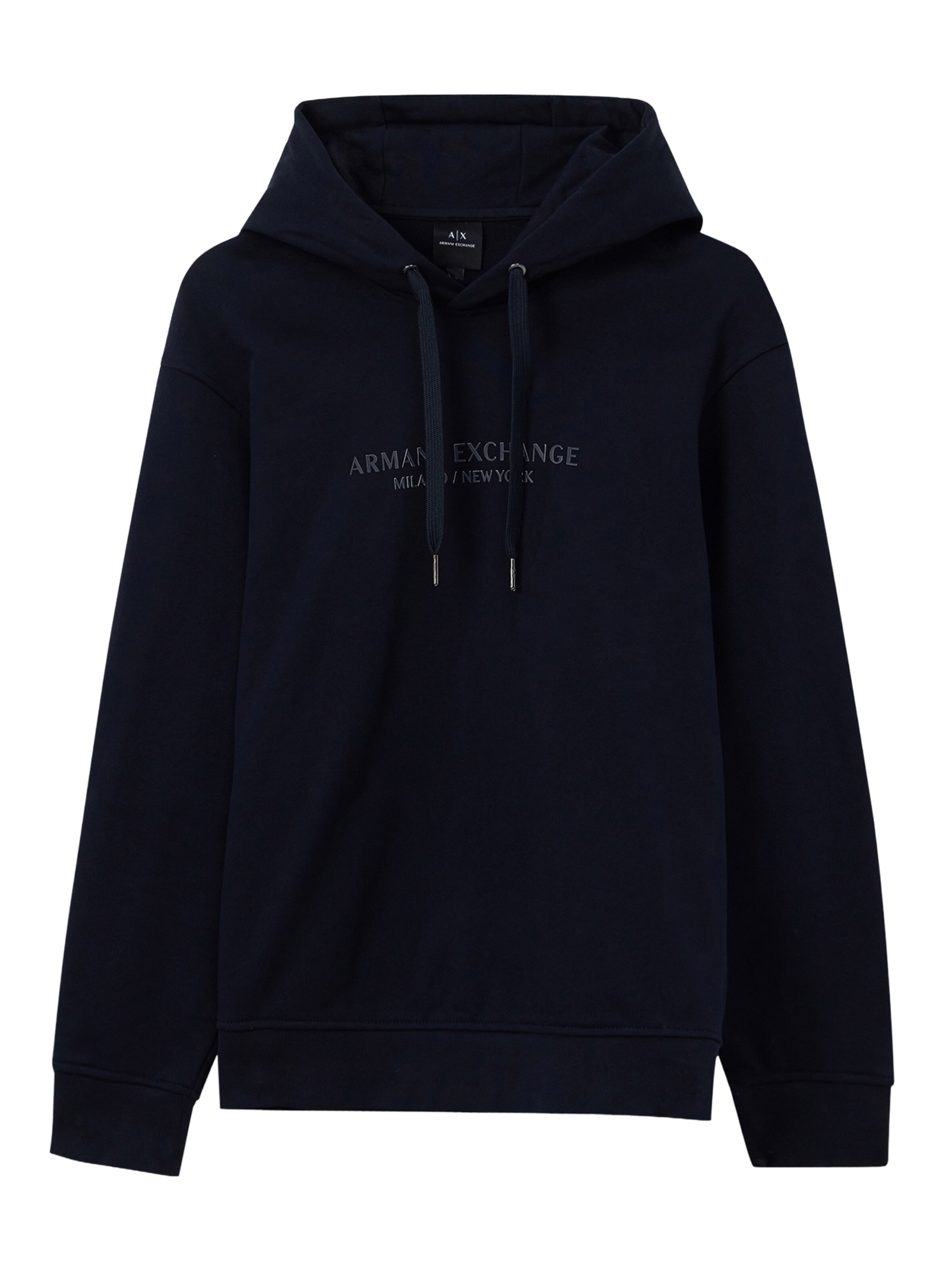 Sweat-shirt ARMANI EXCHANGE en bleu : devant