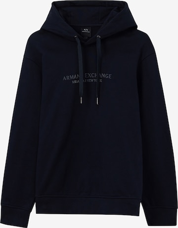 Sweat-shirt ARMANI EXCHANGE en bleu : devant