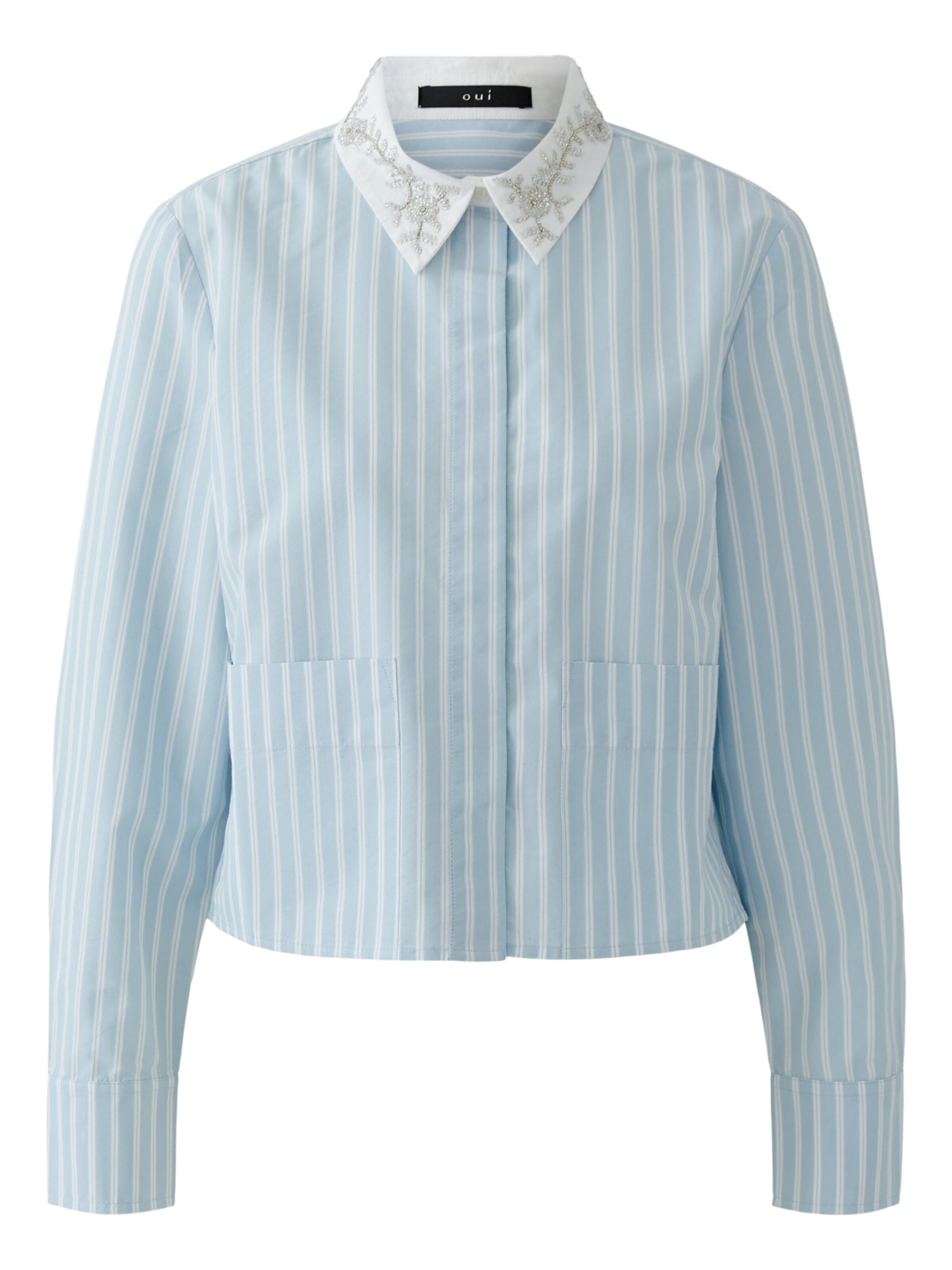 OUI Bluse in Blau: Vorderseite