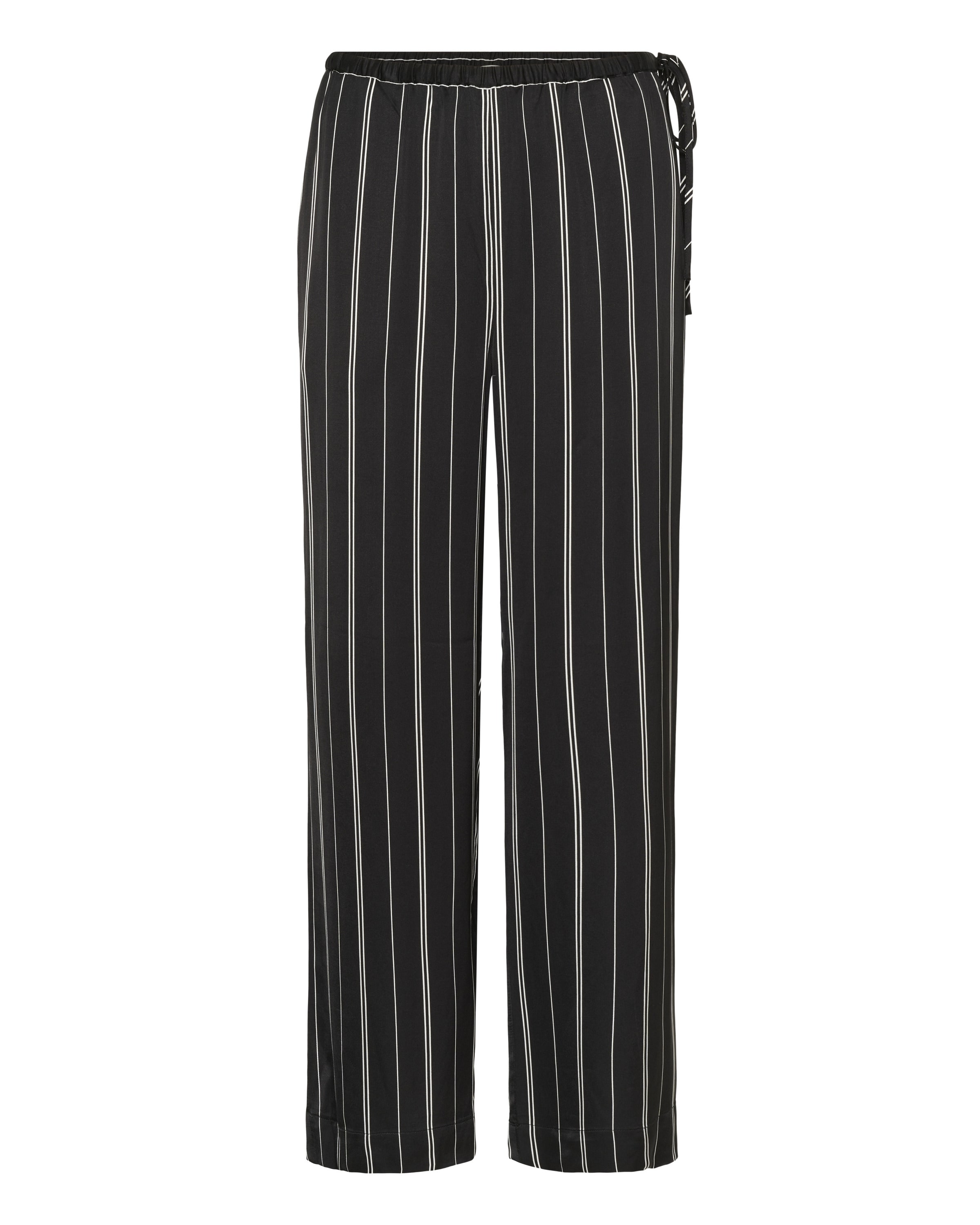 Wide Leg Pantalon 'SLMarcela' SOAKED IN LUXURY en noir : devant