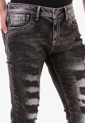 CIPO & BAXX Regular Jeans in Schwarz