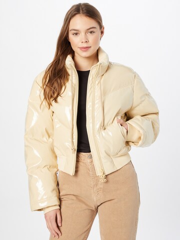 DIESEL Winter Jacket 'CREMA' in Beige: front