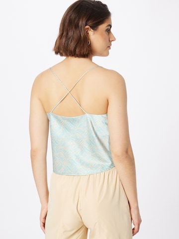 Monki Top in Blauw