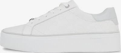 Calvin Klein Sneaker low i sølvgrå / hvid, Produktvisning