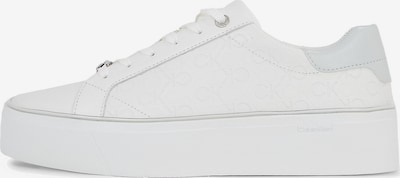 Calvin Klein Zapatillas deportivas bajas en gris plateado / blanco, Vista del producto