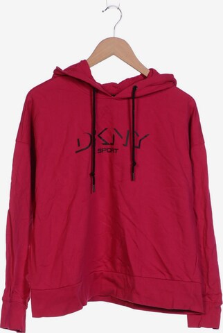 DKNY Sweatshirt & Zip-Up Hoodie in XXXL in Pink: front