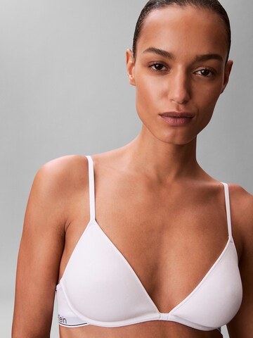 Invisible Soutien-gorge Calvin Klein en blanc