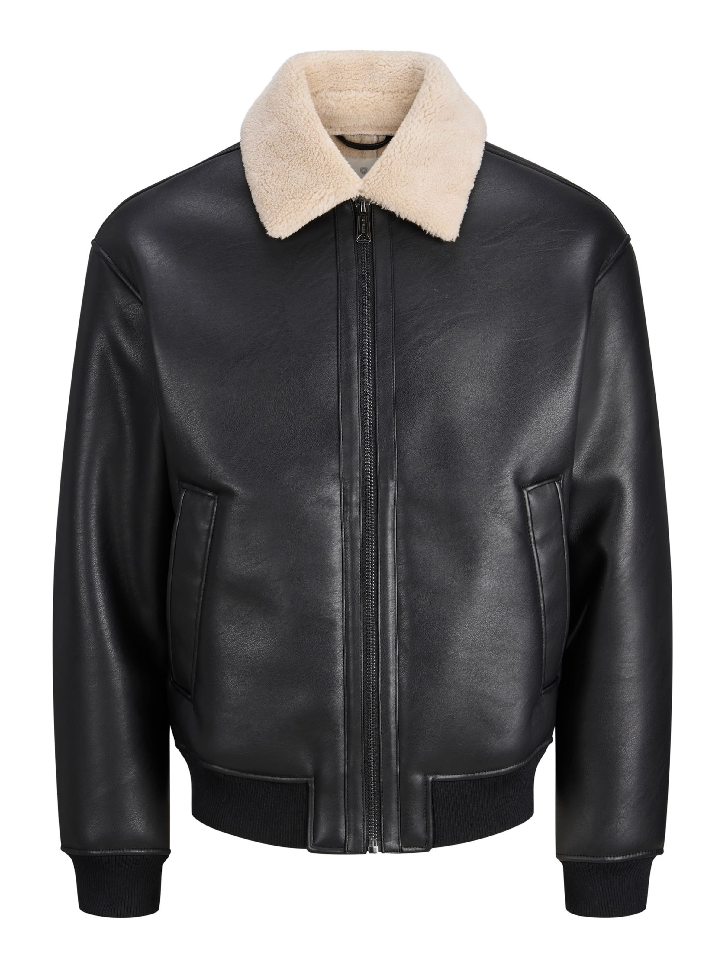 Jack & Jones Premium - Chaqueta de entretiempo en negro: frente