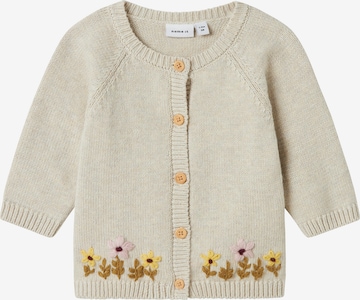 NAME IT Knit cardigan 'NBFKAMMA' in Beige: front