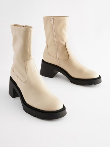 Next - Botines en blanco