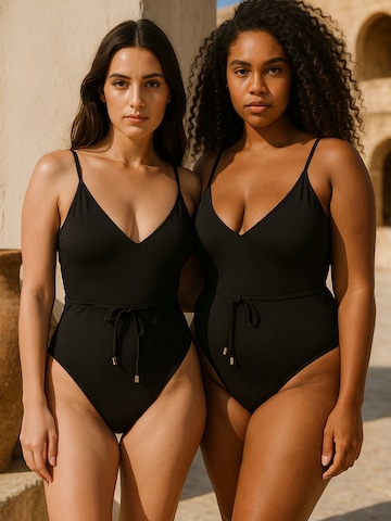 Billie Swim Triangle Swimsuit 'Sardegna One Piece' in Black