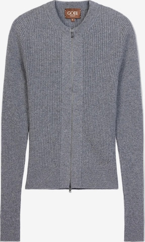Cardigan GOBI Cashmere en gris : devant