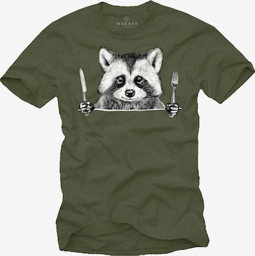MAKAYA Shirt in Grün: Vorderseite