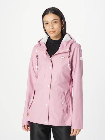 Ragwear Between-Season Jacket 'MARGGE' in Pink: front