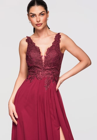 Robe de soirée Ombre en rouge