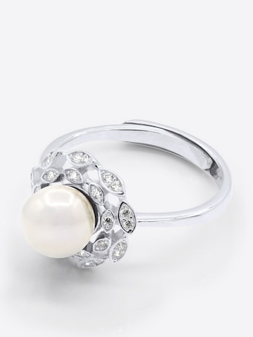 Ateliers Saint Germain - Anillo 'Quiberon' en plata: frente