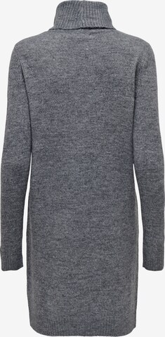 JDY Knitted dress 'ELANOR' in Grey